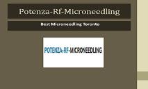 Rf Microneedling Before And After PowerPoint Presentation