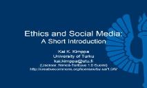 IT Ethics and Social Media PowerPoint Presentation
