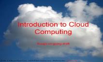 Cloud computing PowerPoint Presentation