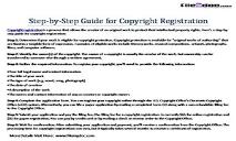 Step-by-Step Guide for Copyright Registration PowerPoint Presentation