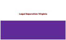 Legal Separation Virginia PowerPoint Presentation