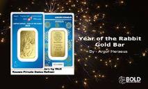 Year of the Rabbit Gold Bars by Argor Heraeus Refinery PowerPoint Presentation
