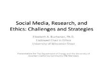 Social Media Research and Ethics PowerPoint Presentation