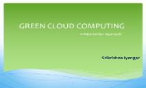 Overview GREEN CLOUD COMPUTING PowerPoint Presentation