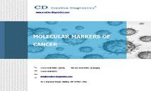 Molecular Markers of Cancer PowerPoint Presentation