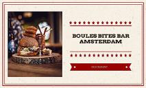 Amsterdam Company Outing-Boules Bites Bar PowerPoint Presentation