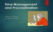 Time Management and Procrastination PowerPoint Presentation