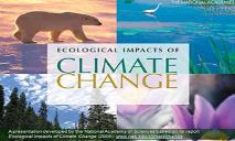 Ecological Impact of Climate Change PowerPoint Presentation