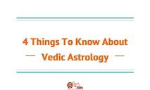 4 Things To Know About Vedic Astrology PowerPoint Presentation