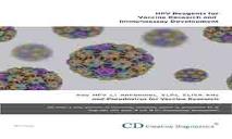 HPV Reagents for Vaccine Research and Immunoassay Development PowerPoint Presentation