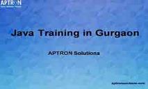 Java Training in Gurgaon PowerPoint Presentation