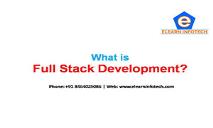 What is Full Stack Developer PowerPoint Presentation