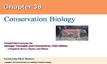 Conservation Biology PowerPoint Presentation