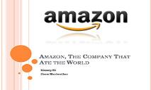 How Amazon Company Become Famous PowerPoint Presentation