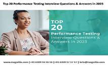 Top 20 Performance Testing Interview Questions & Answers in 2023 PowerPoint Presentation