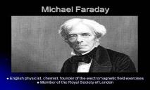 Michael Faraday PowerPoint Presentation