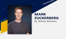 Mark Elliot Zuckerberg PowerPoint Presentation