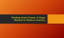 Yoga Retreat PowerPoint Presentation