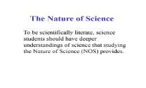The Nature of Science PowerPoint Presentation