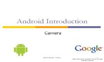 Android Introduction PowerPoint Presentation