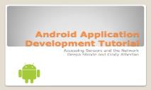 Android Application Development Tutorial PowerPoint Presentation