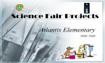 Science Fair Project PowerPoint Presentation