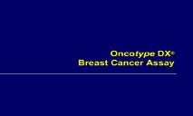 Onco type DX Breast Cancer PowerPoint Presentation