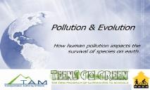 POLLUTION MOTHS AND BICYCLES PowerPoint Presentation