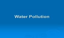Water Pollutions PowerPoint Presentation