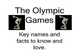 The Olympic Games PowerPoint Presentation