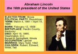 Abraham Lincoln the 16th president of the United States PowerPoint Presentation