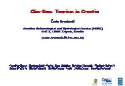 Tourism in Croatia PowerPoint Presentation
