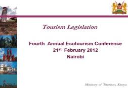 Tourism Legislation Eco Tourism Kenya PowerPoint Presentation