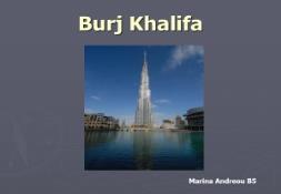 Burj Khalifa PowerPoint Presentation