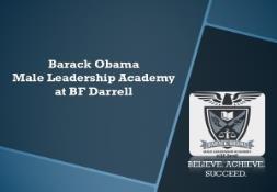 Barack Obama Male Leadership Academy PowerPoint Presentation