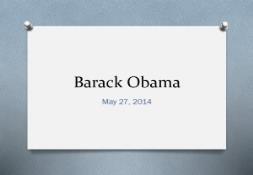 Barack Obama PowerPoint Presentation