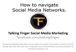 How to navigate Social Media Networks PowerPoint Presentation