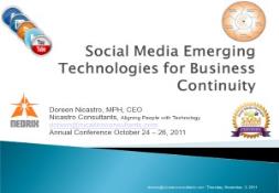 Social Media Emerging Technologies for Business PowerPoint Presentation