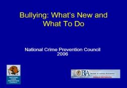 Bullying-Whats New and What To Do PowerPoint Presentation