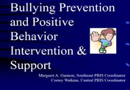 Preventing Bullying PowerPoint Presentation