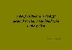 Adolf Hitler History PowerPoint Presentation