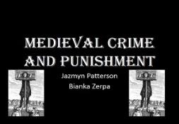 Medieval Crime and Punishment PowerPoint Presentation