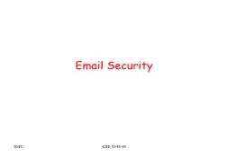 Email Security PowerPoint Presentation