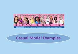 Casual Model Examples Powerpoint Presentation