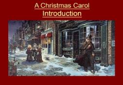 A Christmas Carol Introduction PowerPoint Presentation