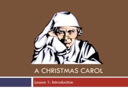 A Christmas Carol PowerPoint Presentation