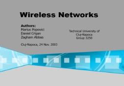 Wireless Networks PowerPoint Presentation