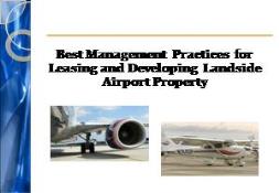 Airport Lease Types PowerPoint Presentation