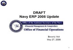 PDI Navy ERP Brief United States Navy PowerPoint Presentation