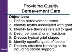 Bereavement Care Training PowerPoint Presentation